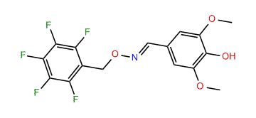 Syringaldehyde o-(2,3,4,5,6-pentafluorobenzyl)-oxime